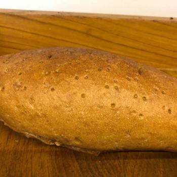 Anstellgut 100% Rye Bread first slice