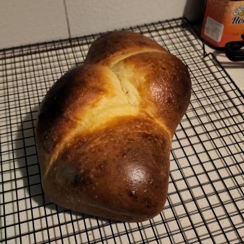 Rocky Galahad Sourdough Brioche Bread loaf first overview
